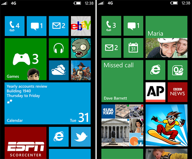 Windows Phone 9 And Windows 9: Live Tiles v3