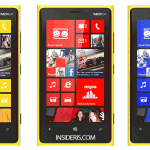 Yellow Lumia 920 With Red And Blue Tiles